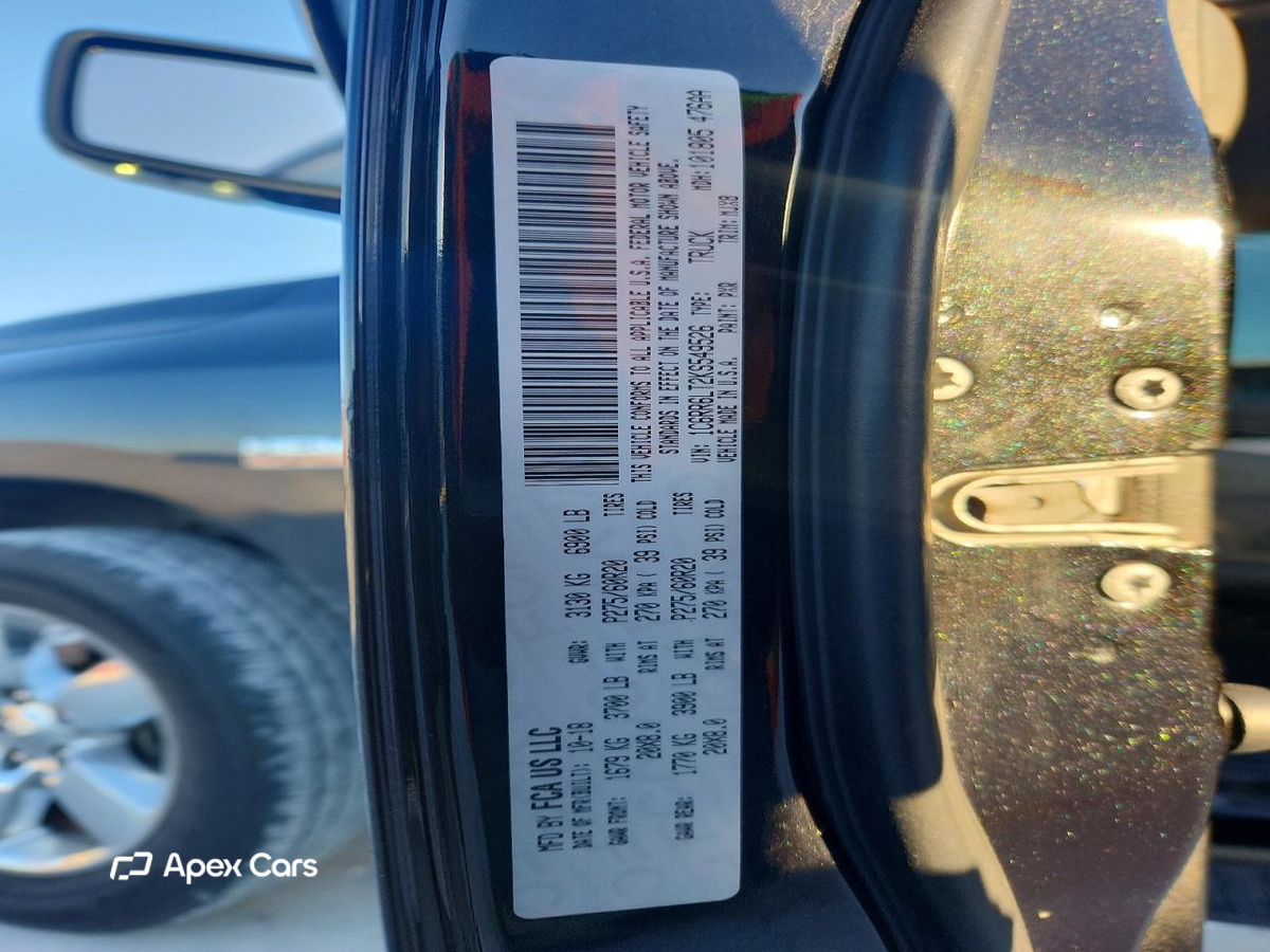 RAM 1500 2019