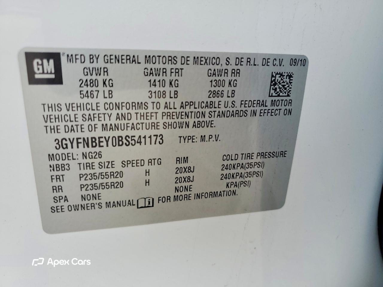 Cadillac SRX 2011