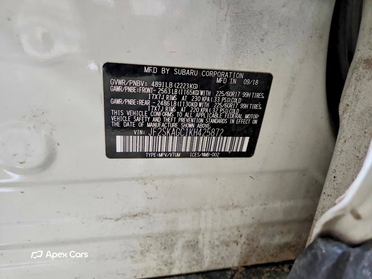 Subaru Forester 2019