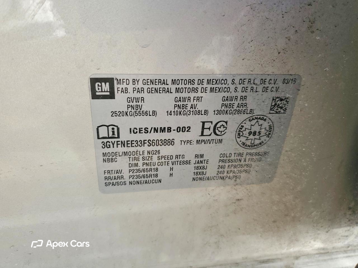 Cadillac SRX 2015