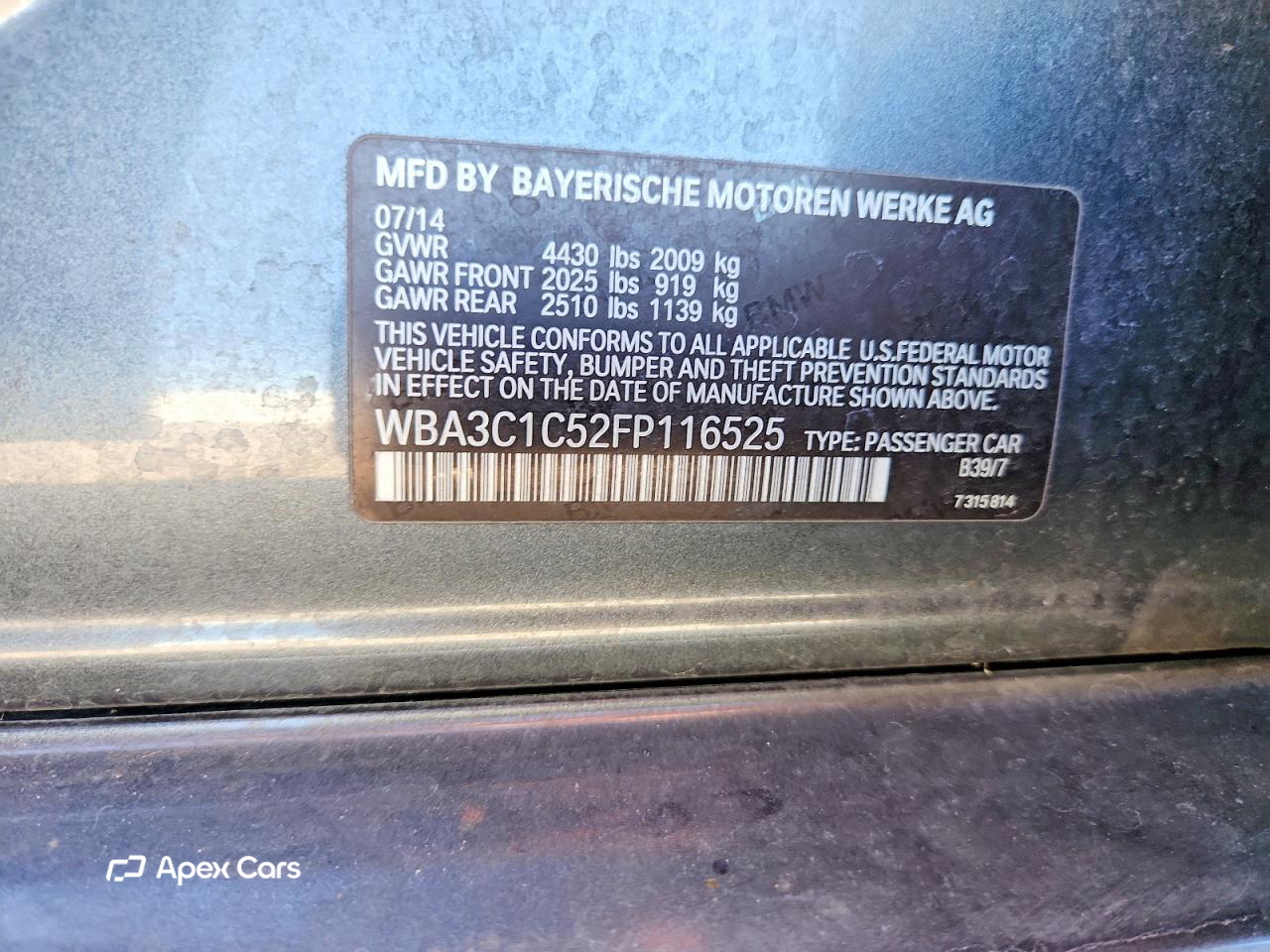 BMW Series 3 2015