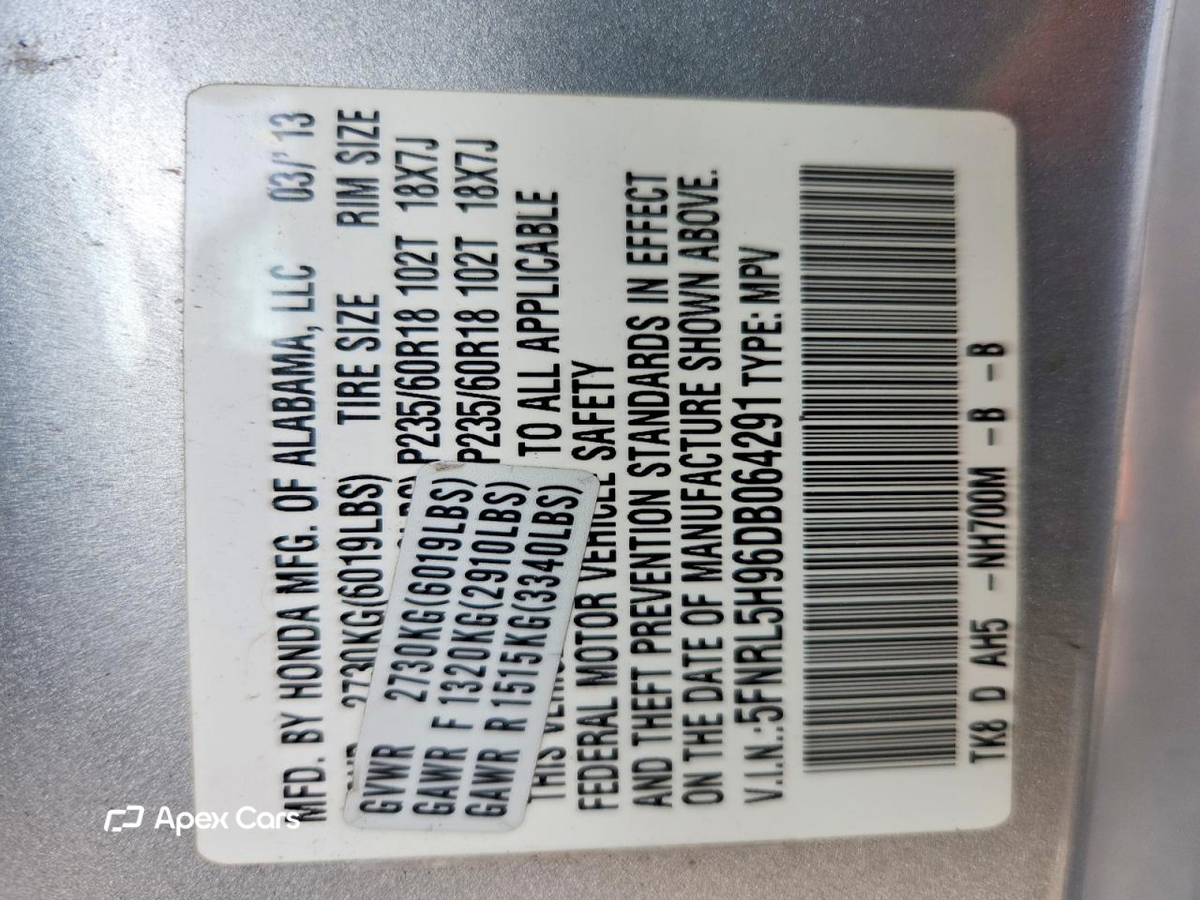 Honda Odyssey 2013