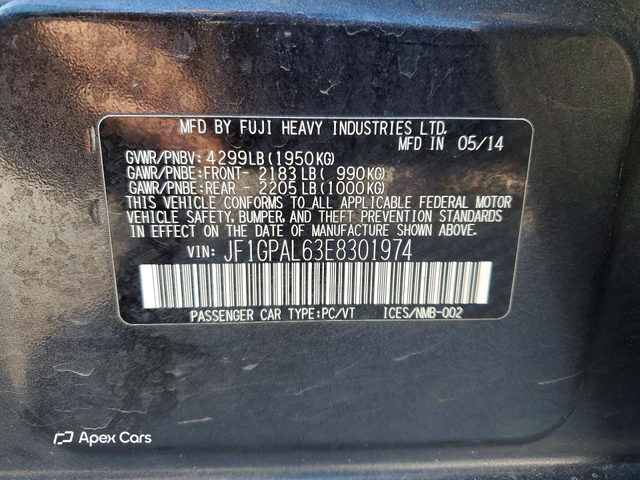 Subaru Impreza 2014