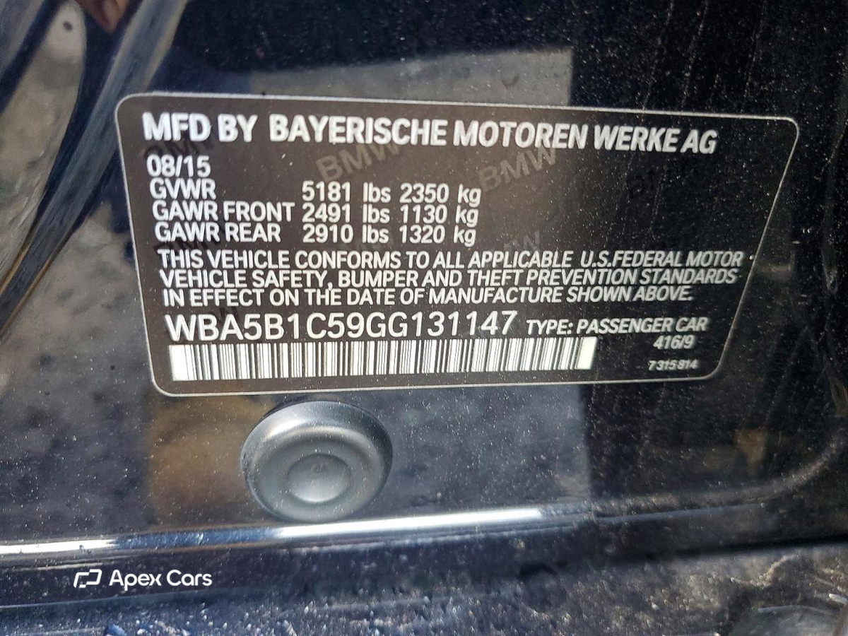 BMW Series 5 2016