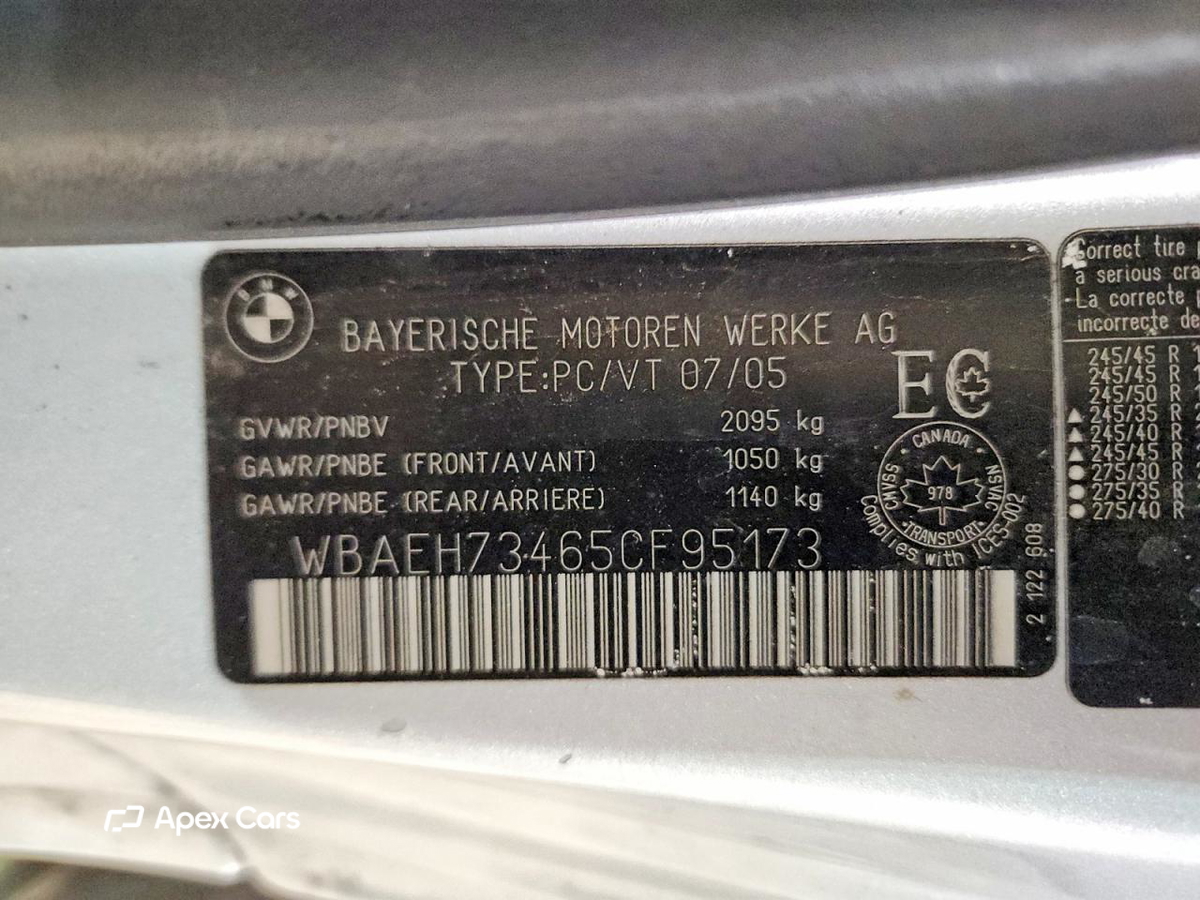 BMW Series 6 2005