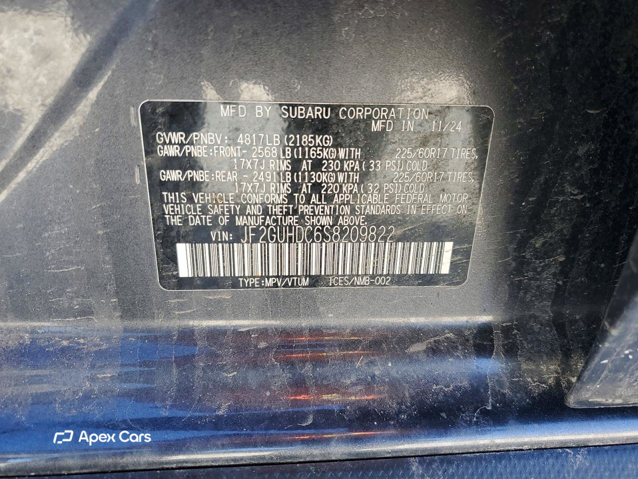 Subaru XV 2025