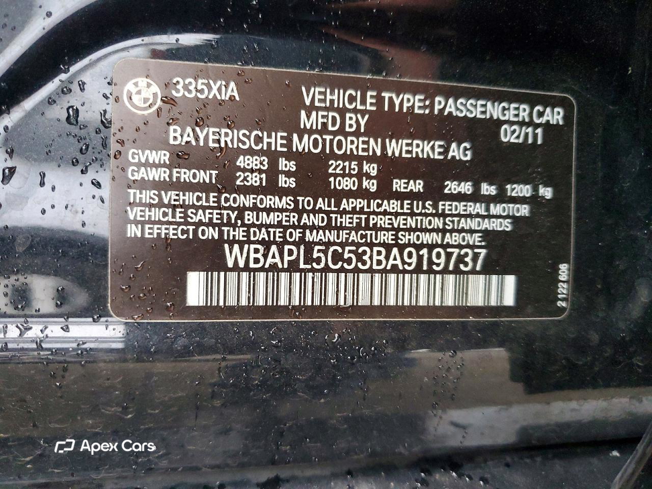 BMW Series 3 2011