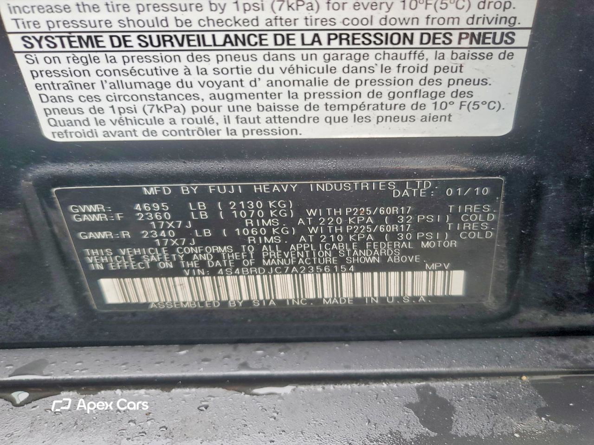 Subaru Outback 2010