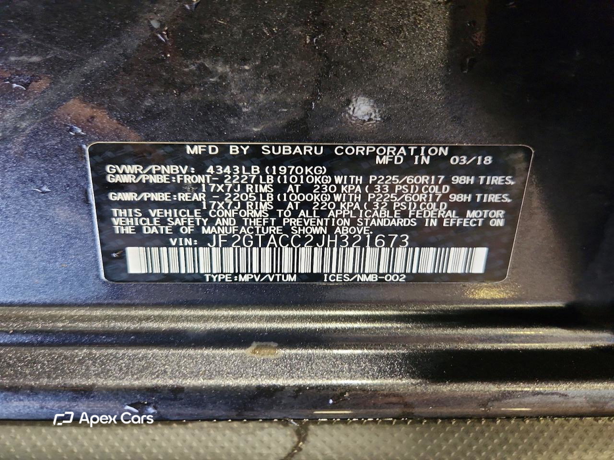 Subaru XV 2018