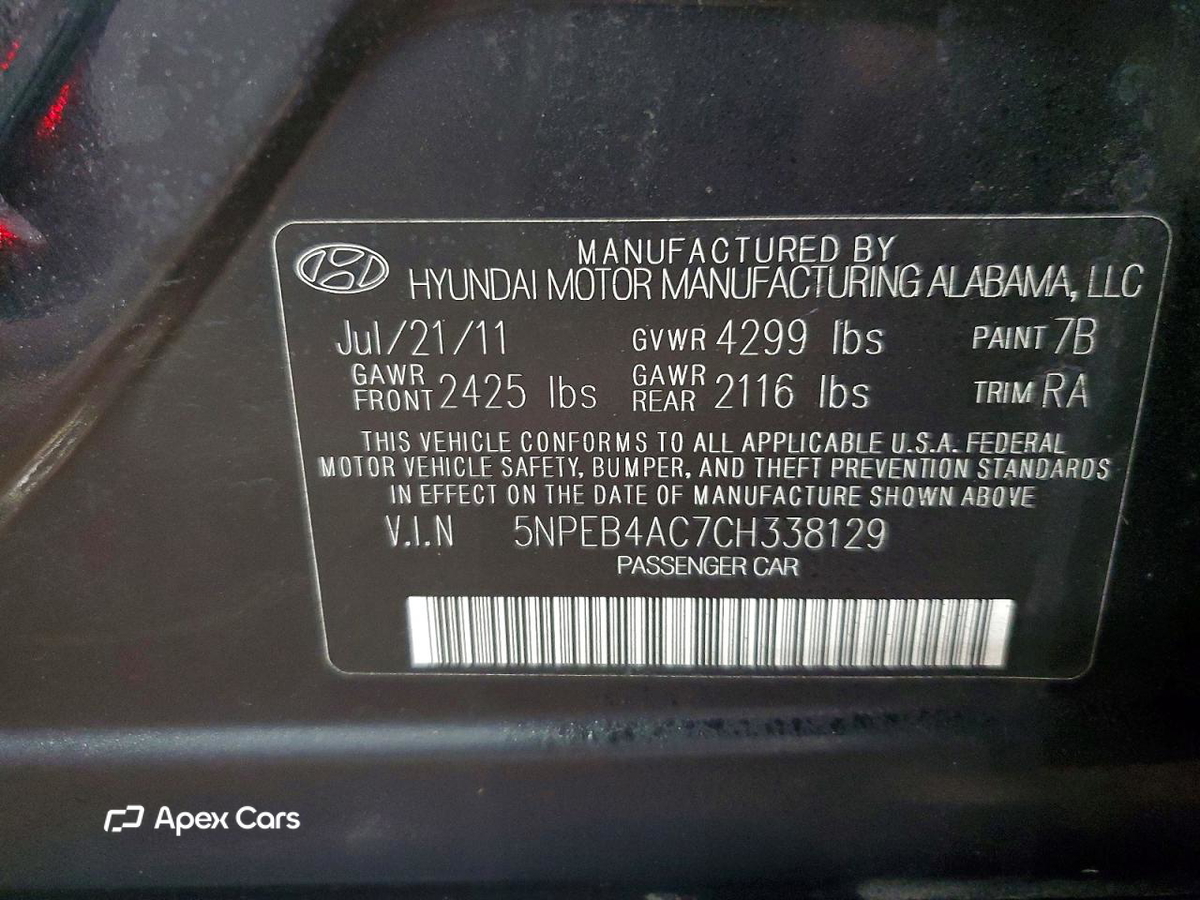Hyundai Sonata 2012