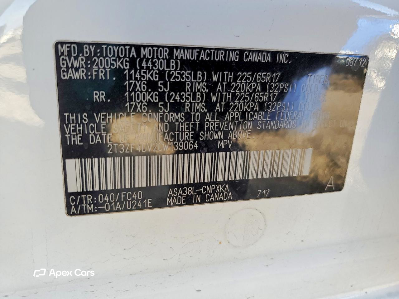 Toyota RAV 4 2012