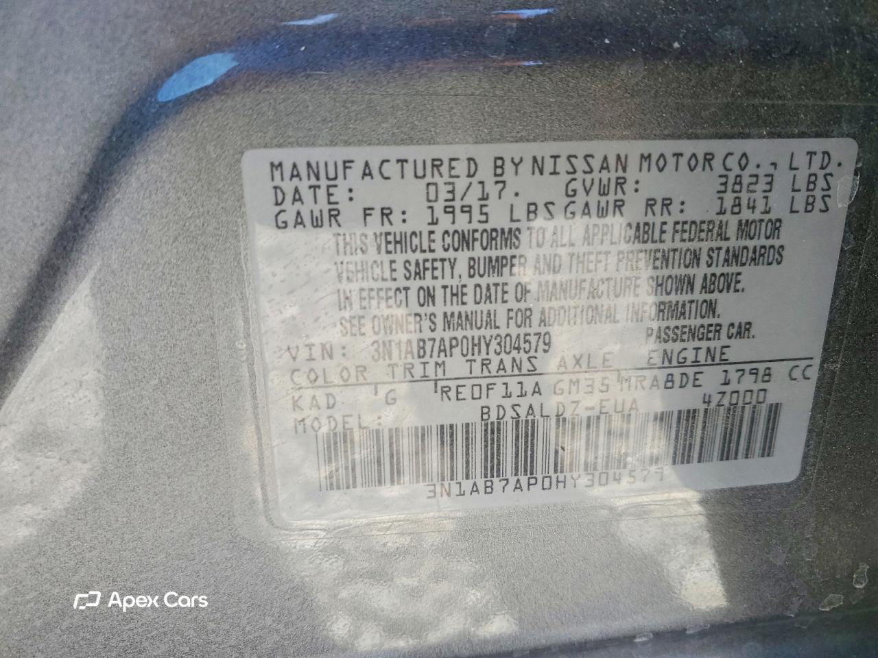 Nissan Sentra 2017