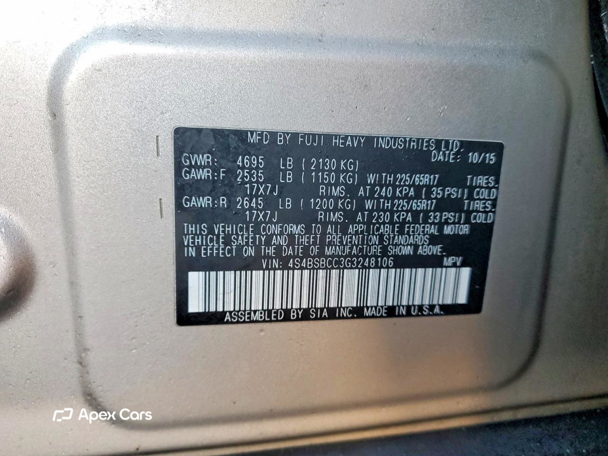 Subaru Outback 2016