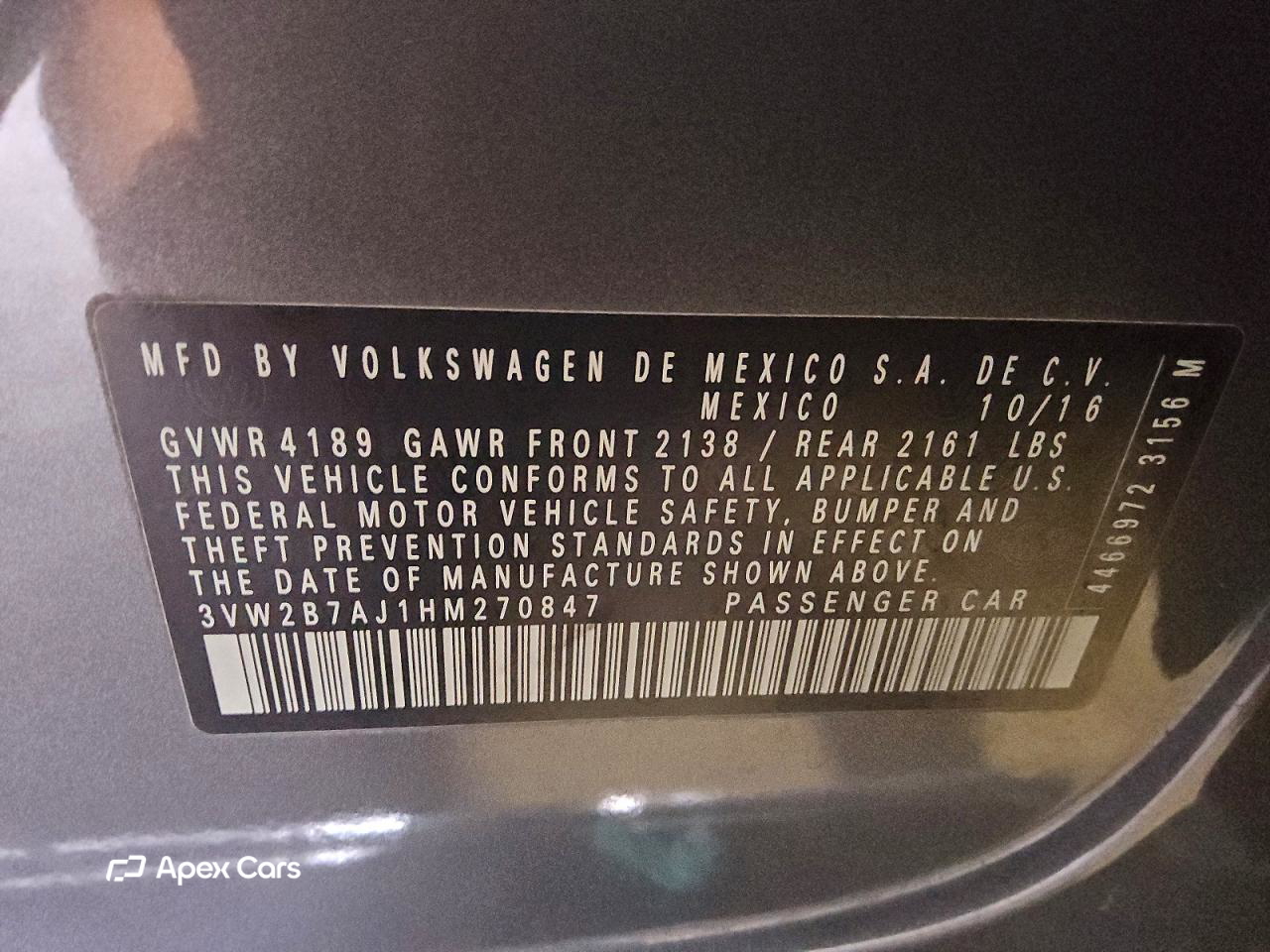 Volkswagen Jetta 2017