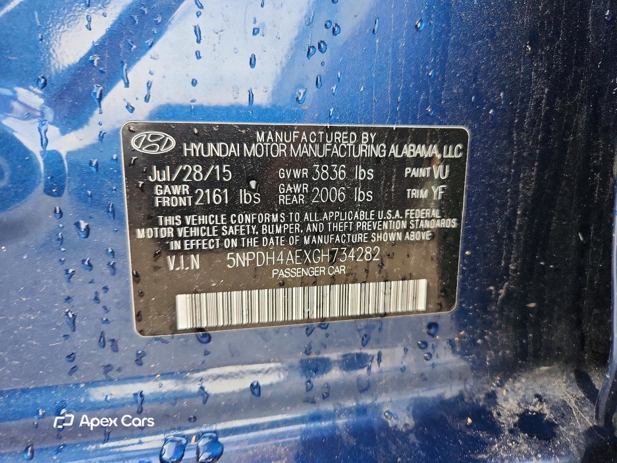 Hyundai Elantra 2016