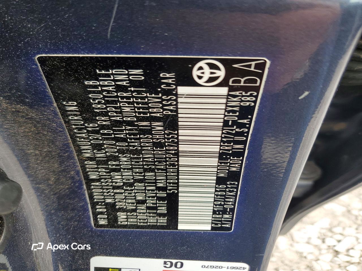 Toyota Corolla 2016