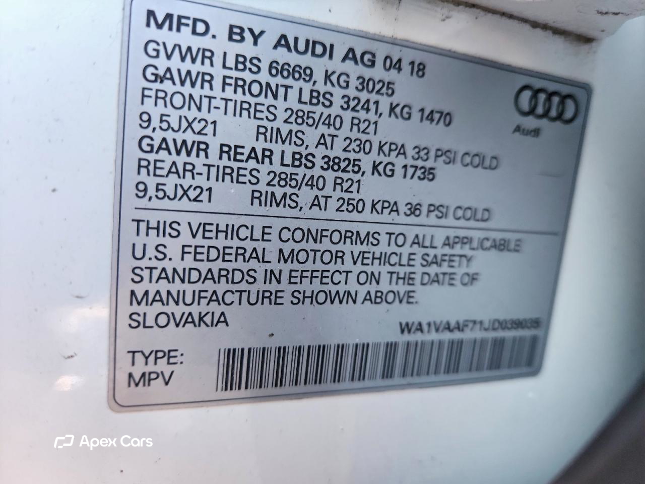 Audi Q7 2018