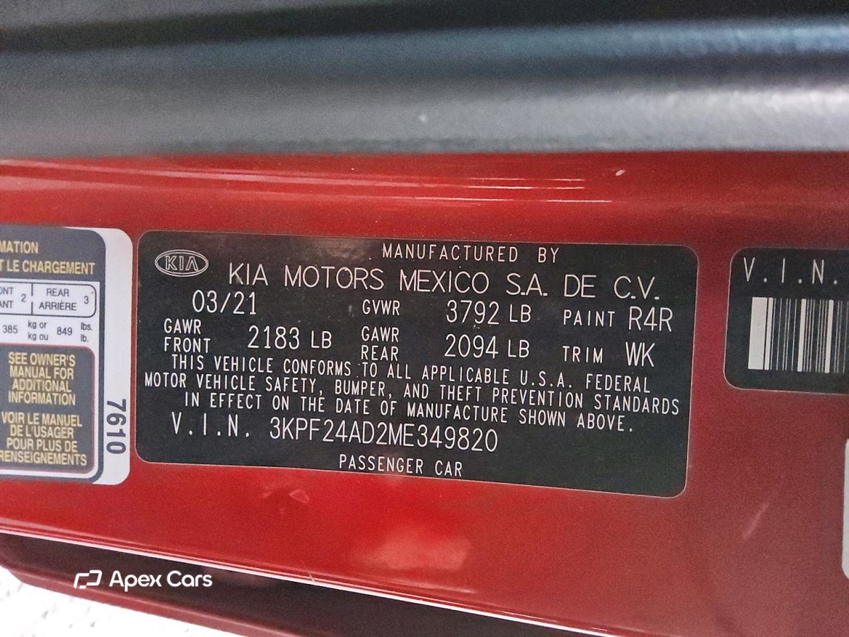 Kia Forte 2021