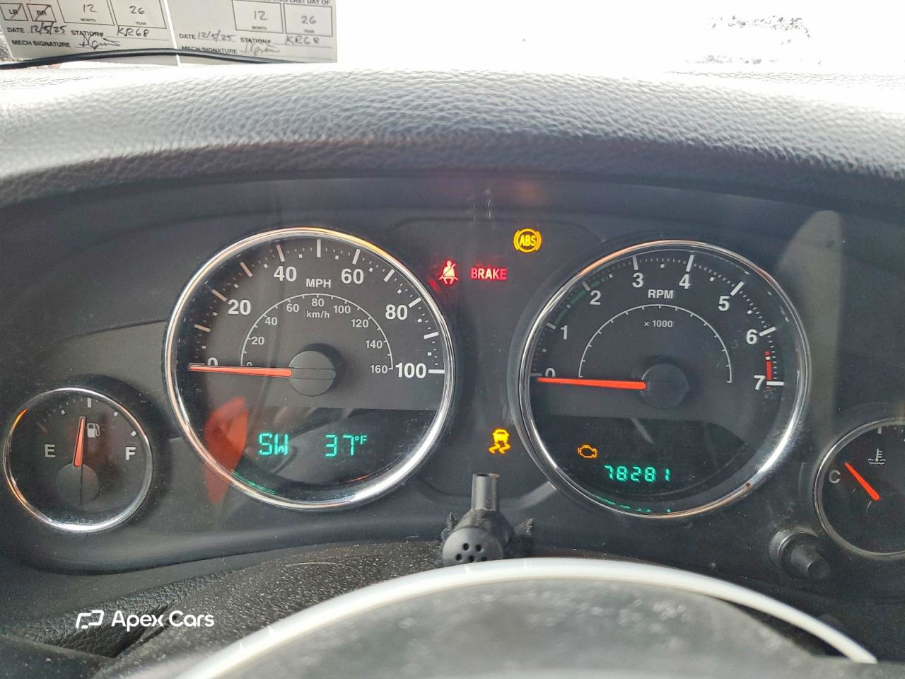 Jeep Wrangler 2012
