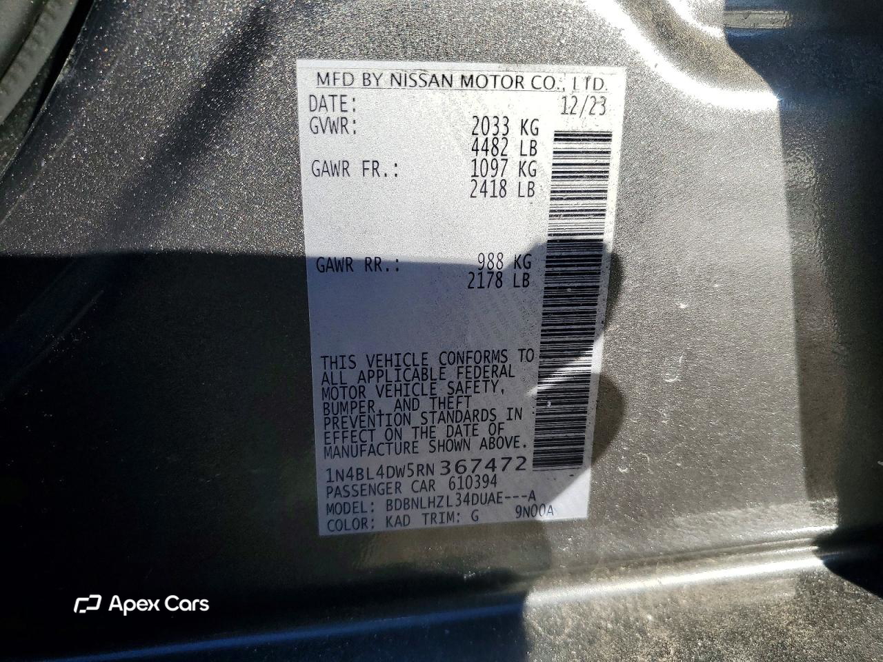 Nissan Altima 2024
