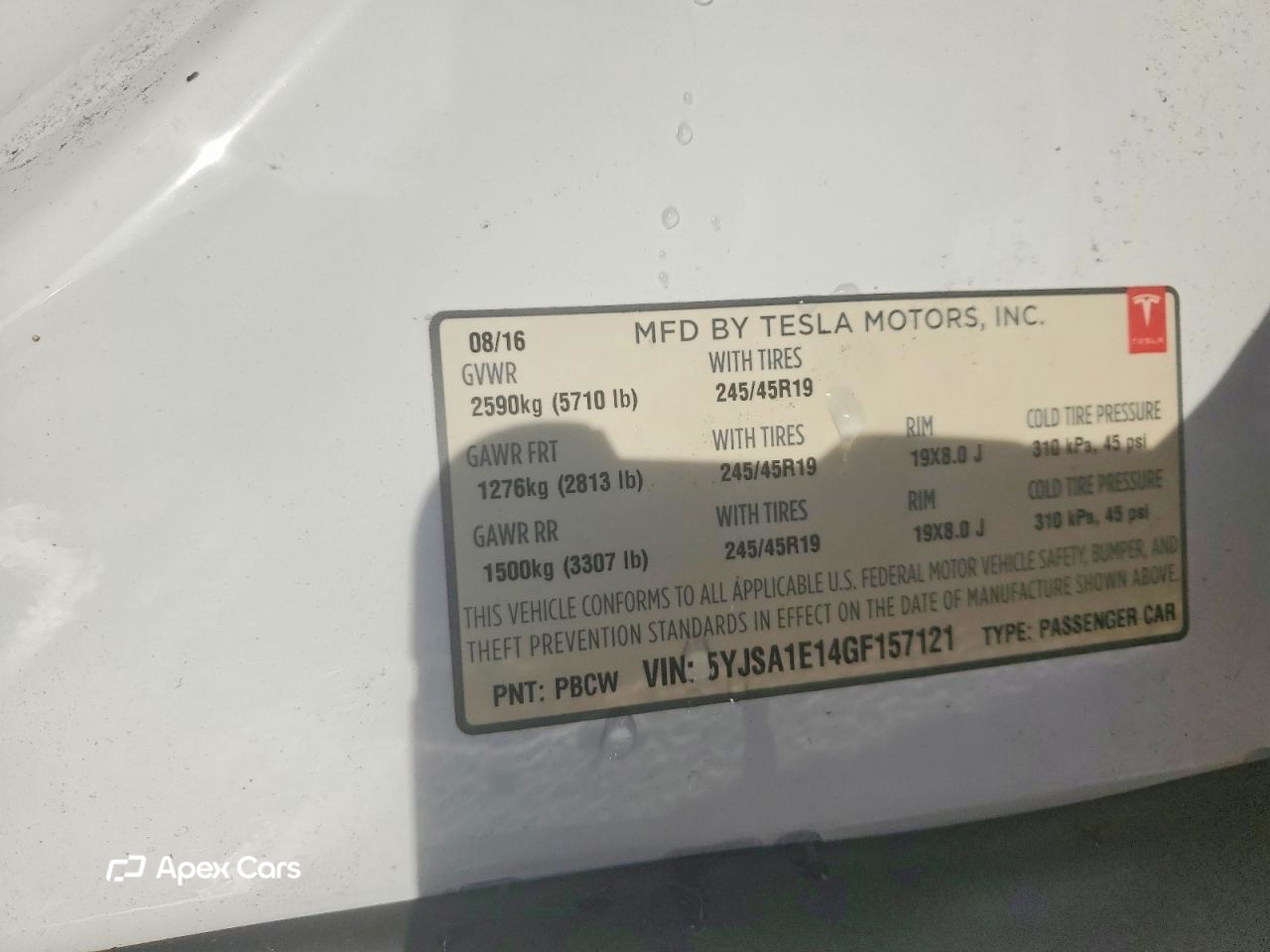 Tesla Model S 2016