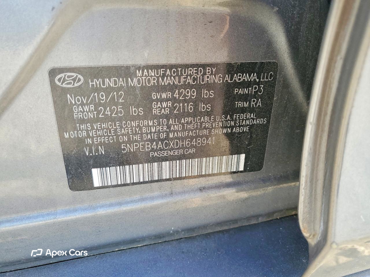 Hyundai Sonata 2013