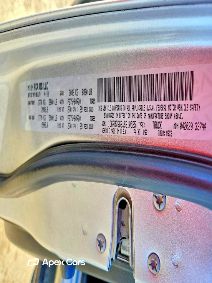 RAM 1500 2018