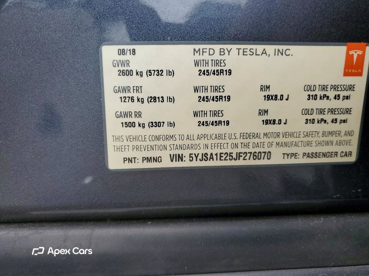 Tesla Model S 2018