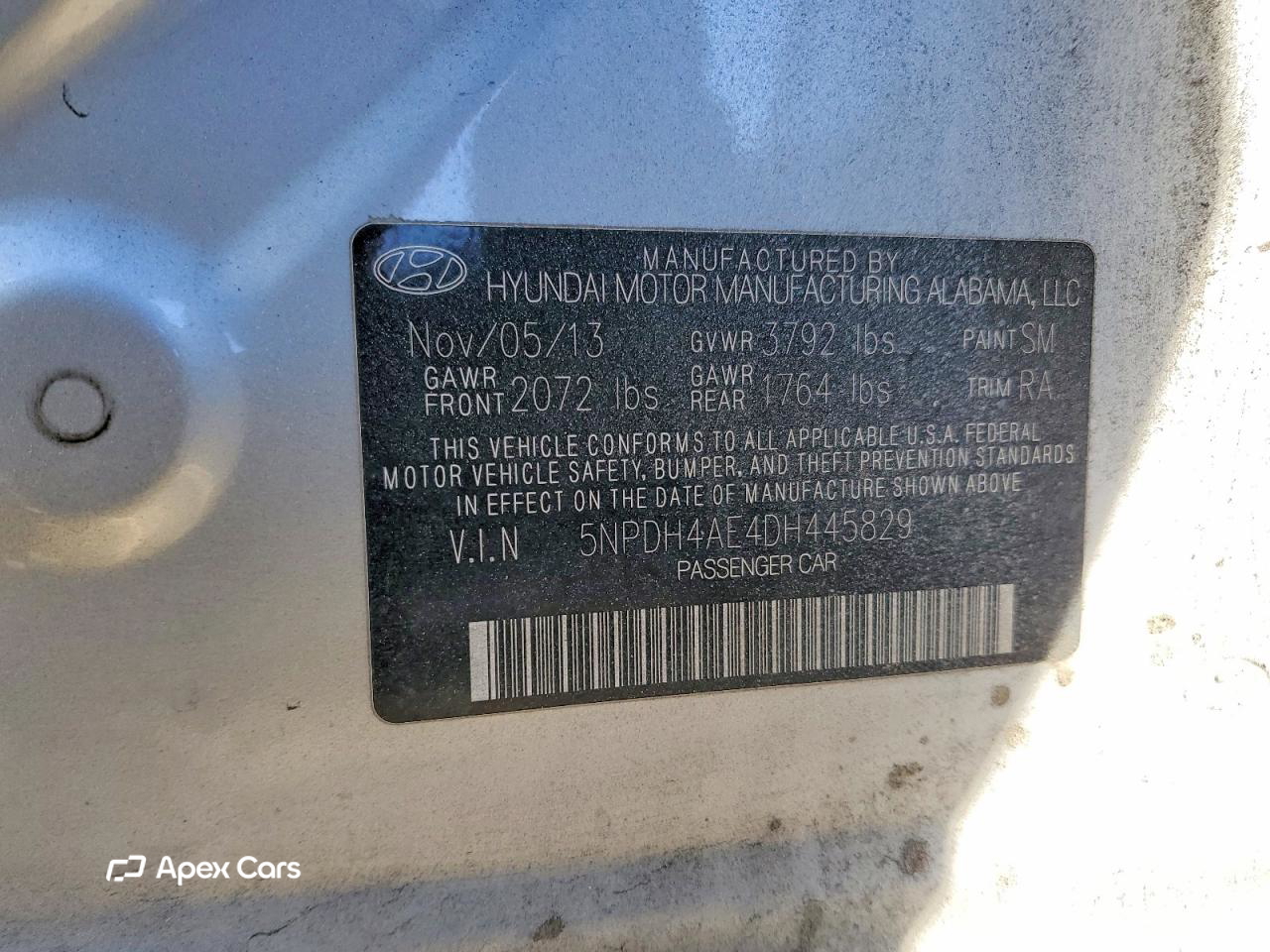 Hyundai Elantra 2013