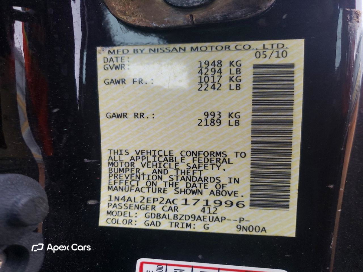 Nissan Altima 2010