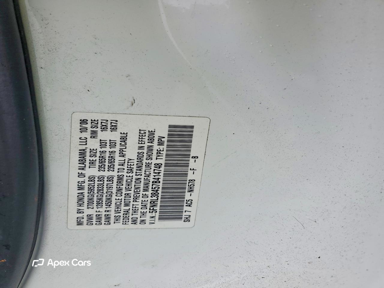 Honda Odyssey 2007
