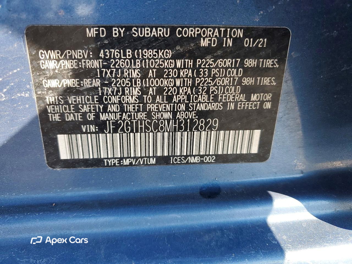 Subaru XV 2021