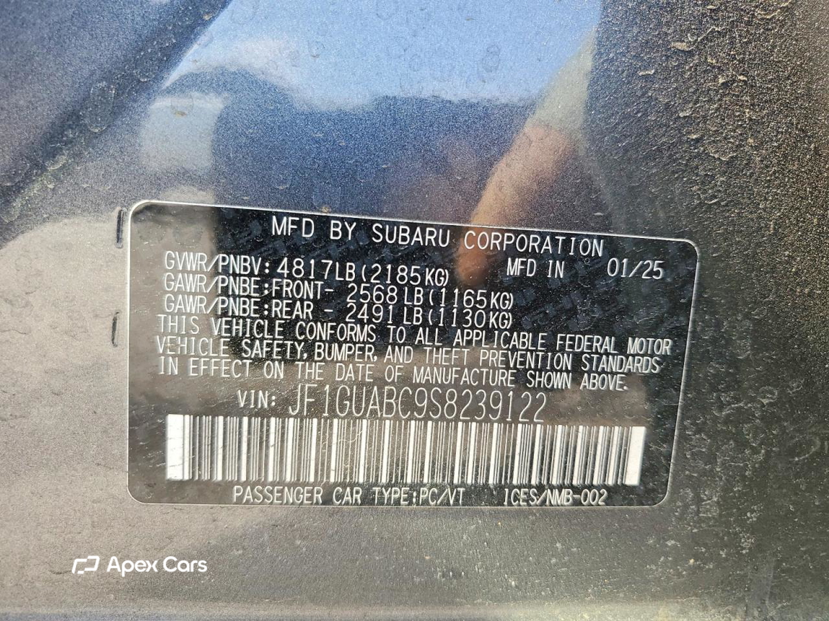 Subaru Impreza 2025