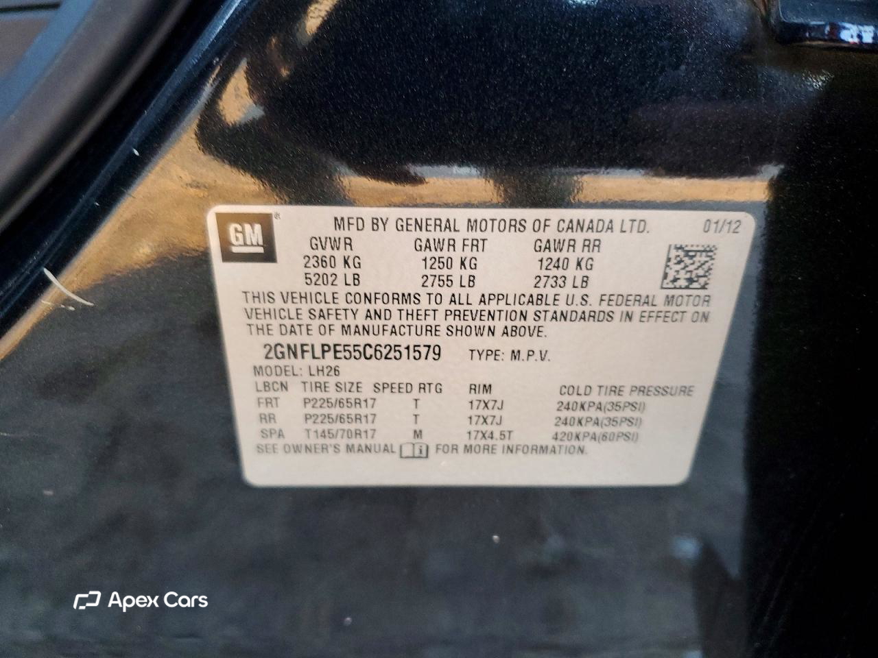 Chevrolet Equinox 2012