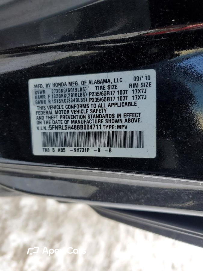 Honda Odyssey 2011