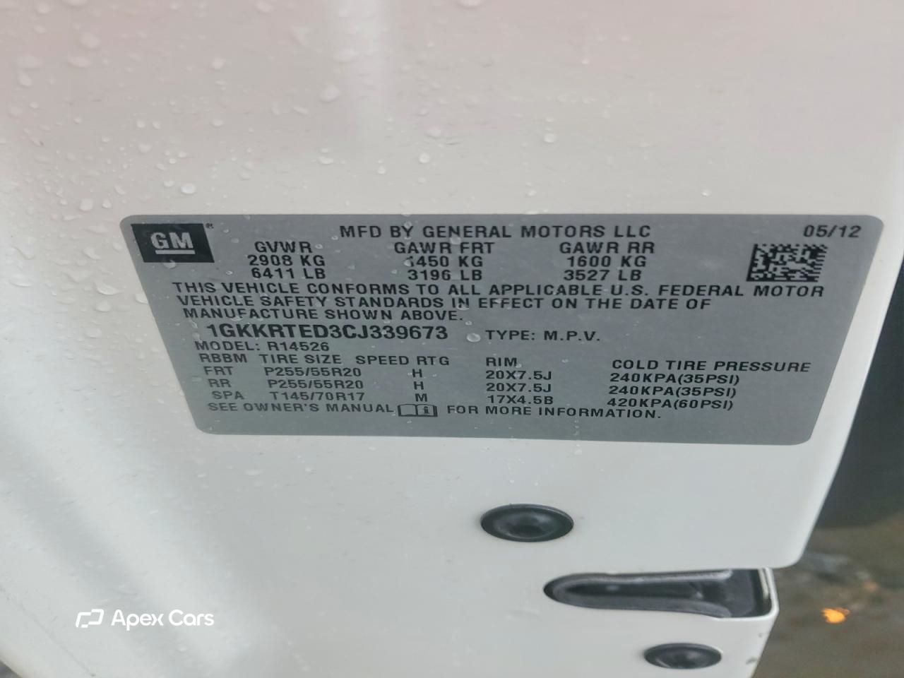 GMC Acadia 2012