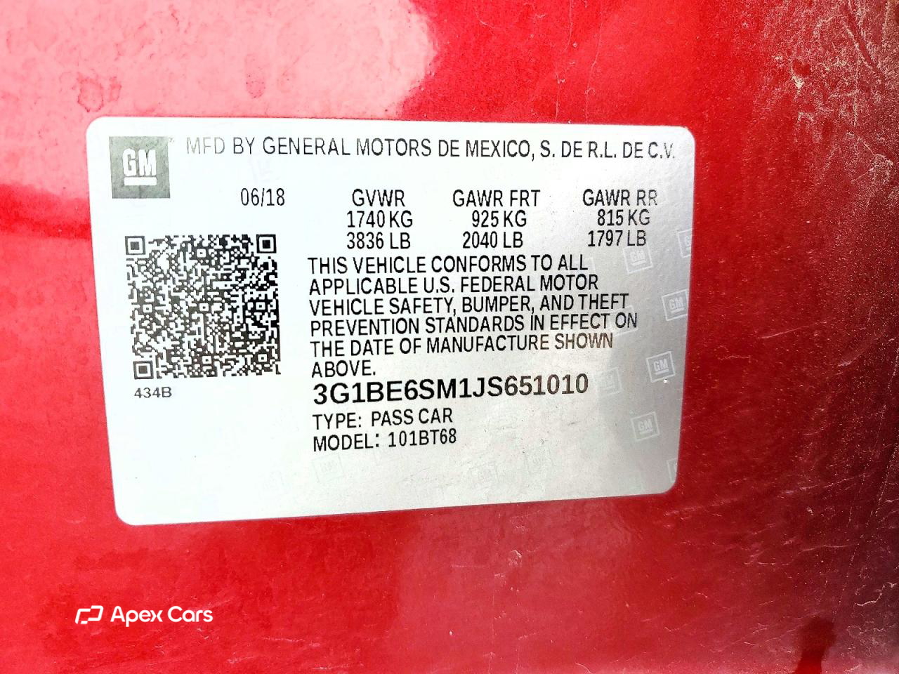 Chevrolet Cruze 2018