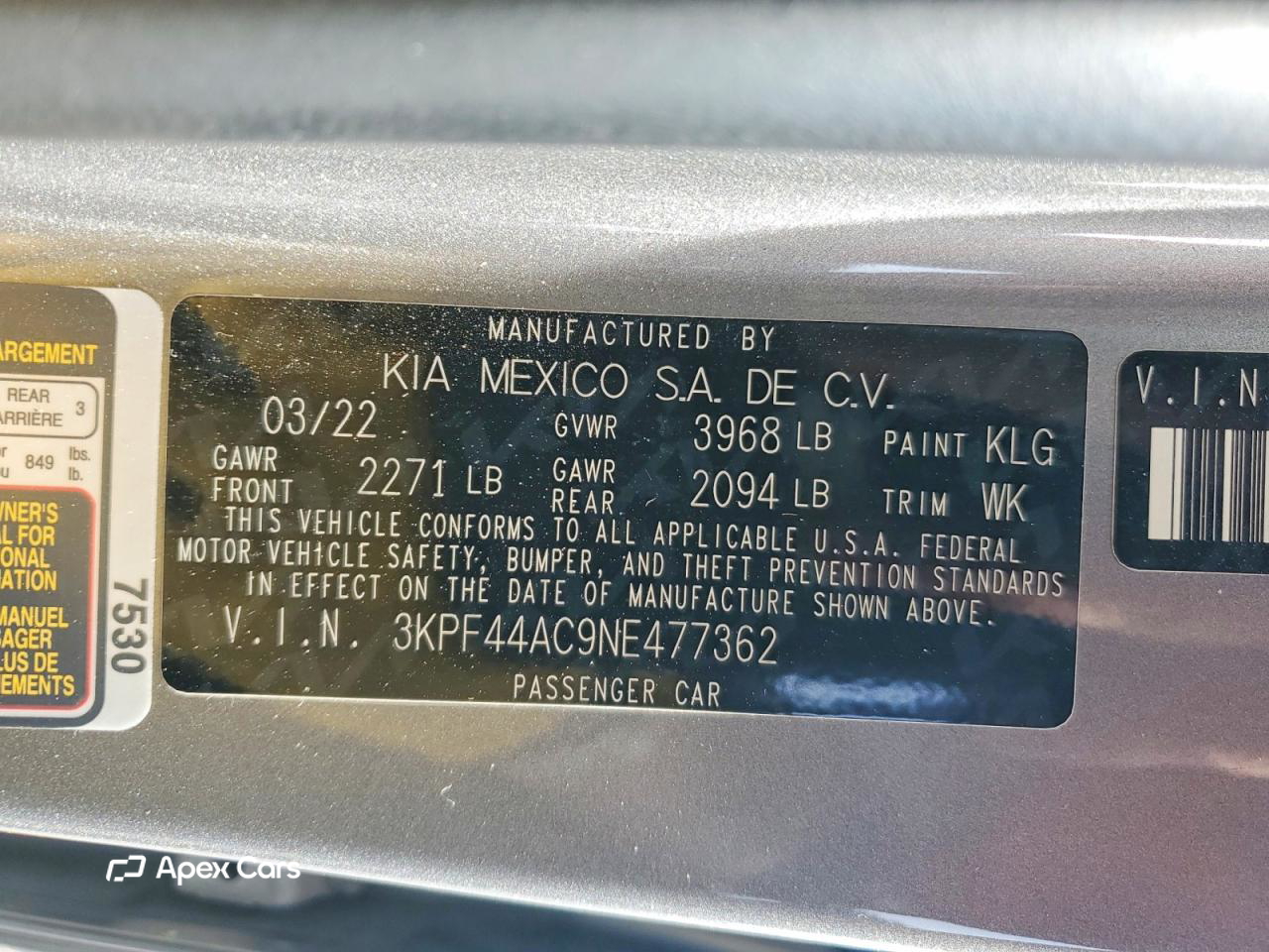 Kia Forte 2022
