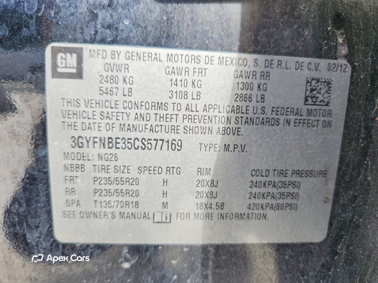 Cadillac SRX 2012