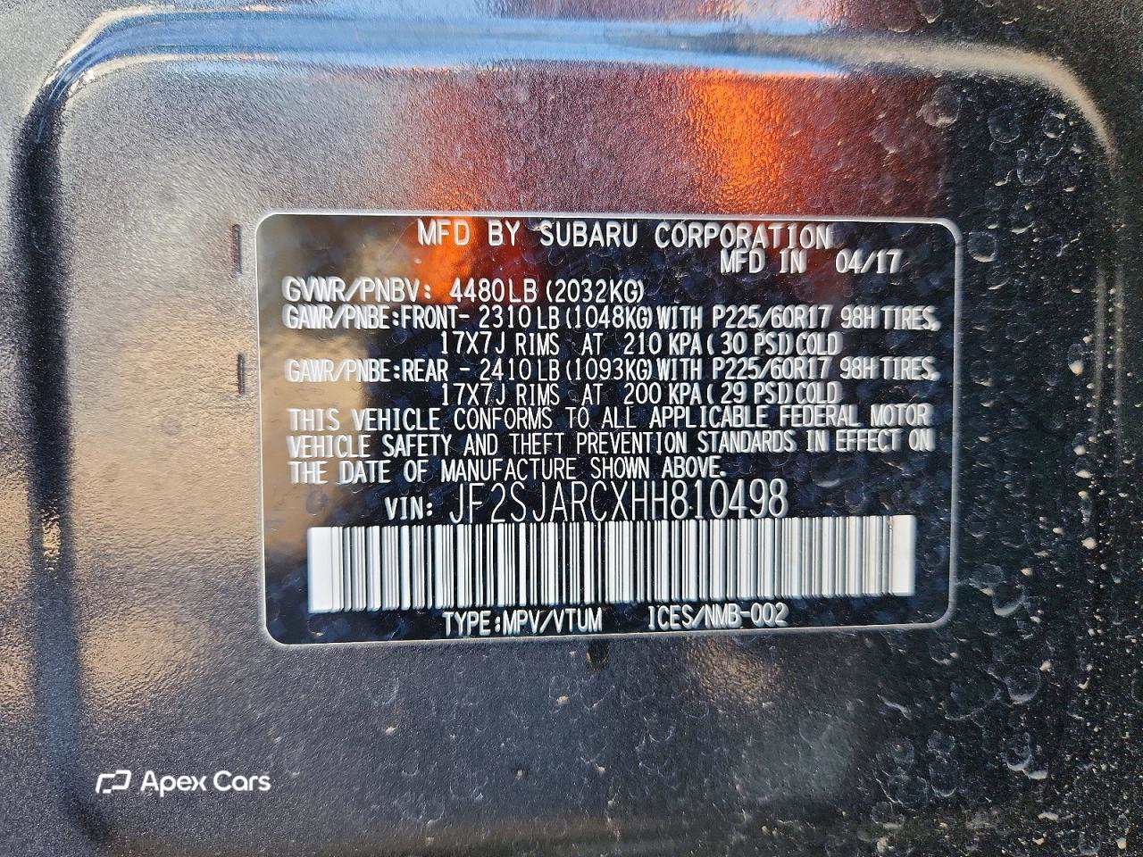 Subaru Forester 2017