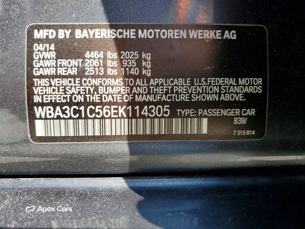 BMW Series 3 2014