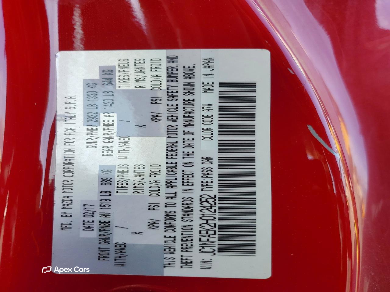 Fiat 124 Spider 2017