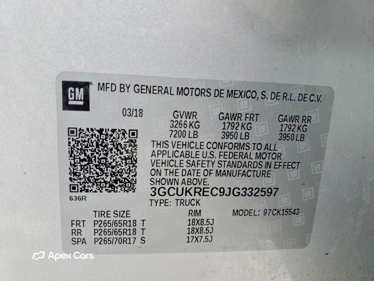 Chevrolet Silverado 2018