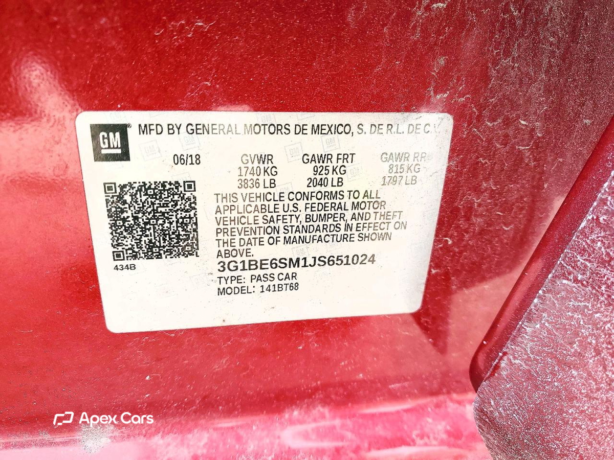 Chevrolet Cruze 2018
