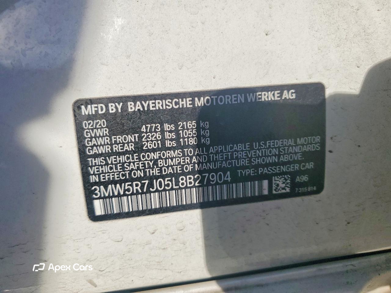 BMW Series 3 2020