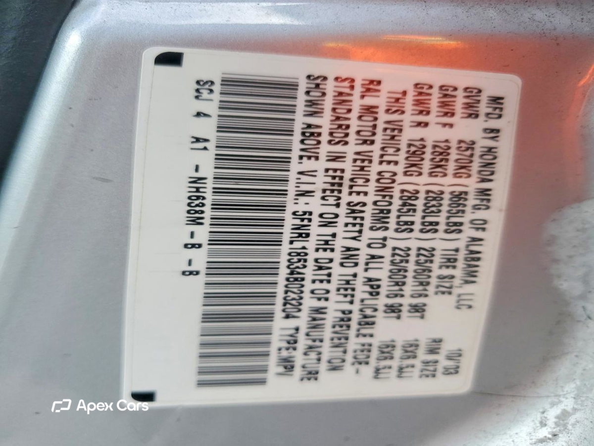 Honda Odyssey 2004