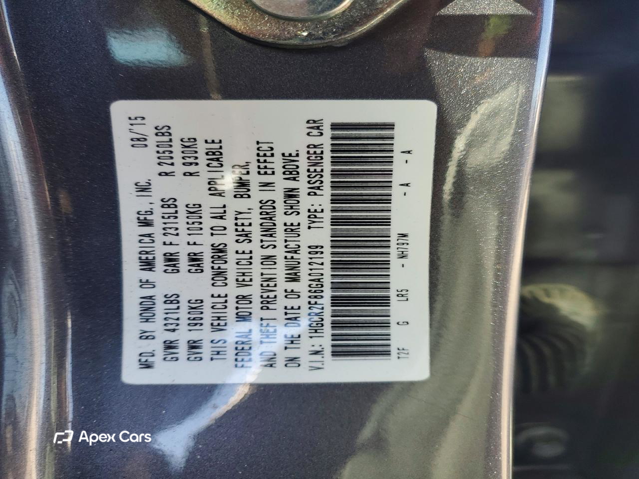 Honda Accord 2016