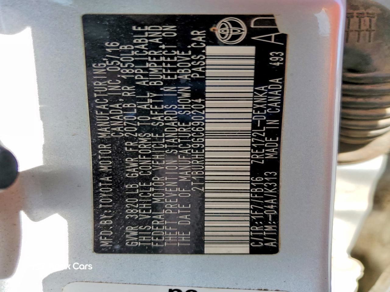 Toyota Corolla 2016