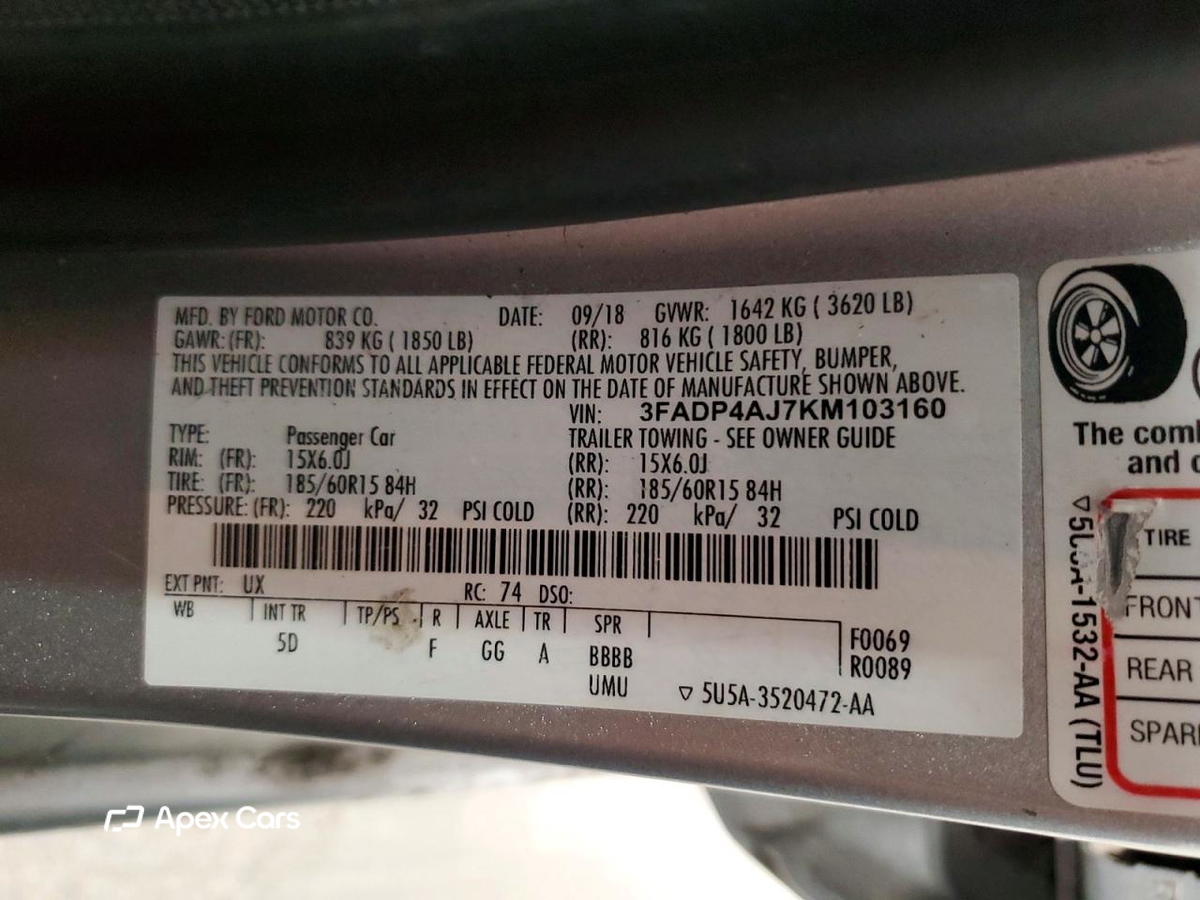 Ford Fiesta 2019