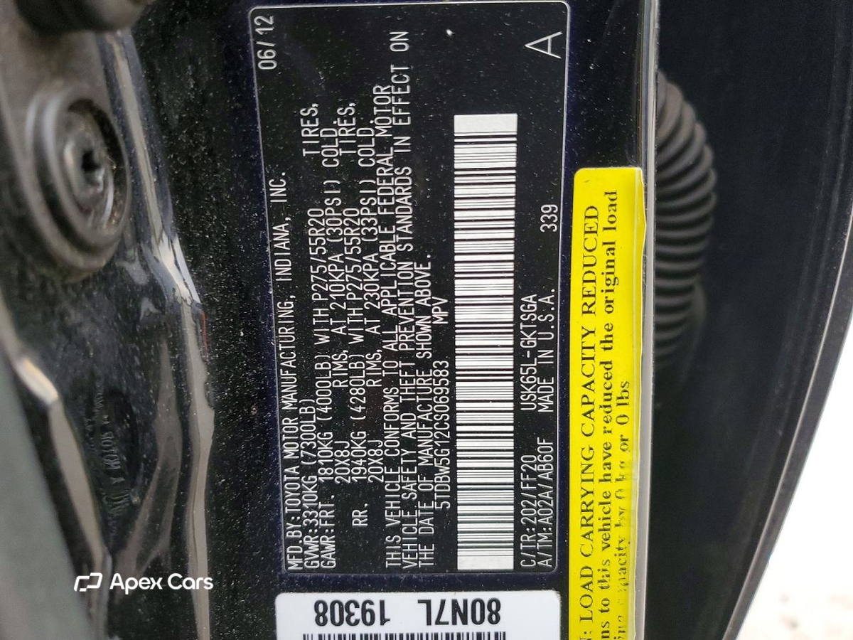Toyota Sequoia 2012